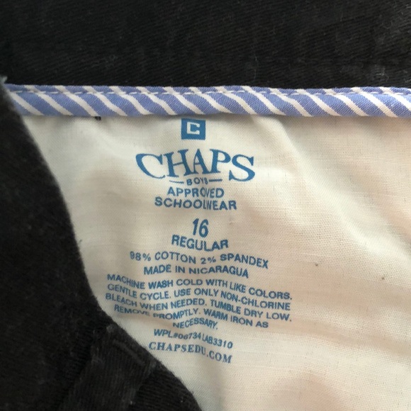 Chaps Boy Casual / Dress pants  Color: Black - Picture 2 of 4